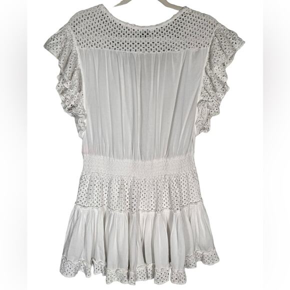 Misa Los Angeles Sarika Mini Dress White Ivory Size Medium - Picture 3 of 16